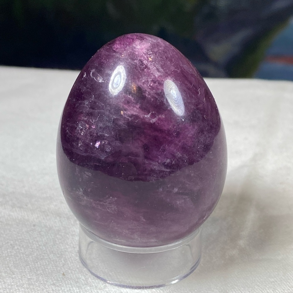 Purple Fluorite Egg